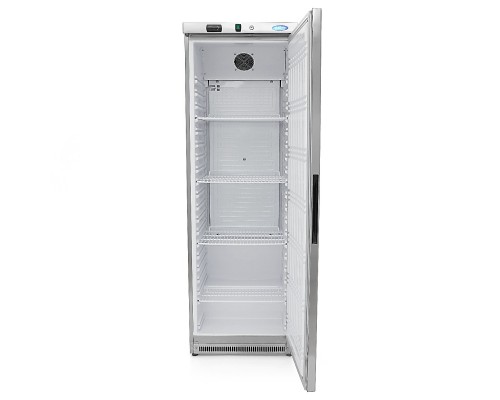 Fridge - 400L - 4 Adjustable Shelves - Stainless Steel