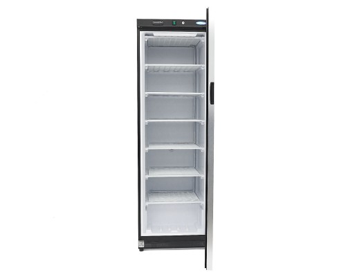 Freezer - 400L - Black - with Glass Door