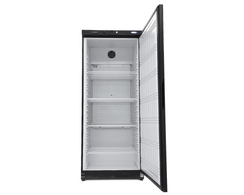 Fridge - 600L - 4 Adjustable Shelves - Black