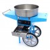 Candy Floss Machine – Ø 52cm – Blue – with Cart