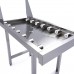 Stainless Steel Straight Roller Table - for Rack Conveyor Dishwasher