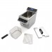 Deep Fryer - 8L - 1 Basket - Induction - with Drain Tap