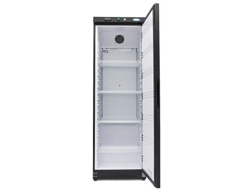 Fridge - 400L - 4 Adjustable Shelves - Black