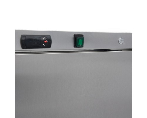 Freezer - 600L - 6 Fixed Shelves - Stainless Steel