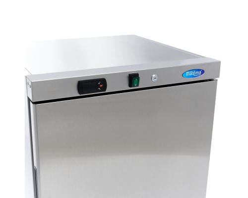 Freezer - 200L - 2 Fixed Shelves - Stainless Steel