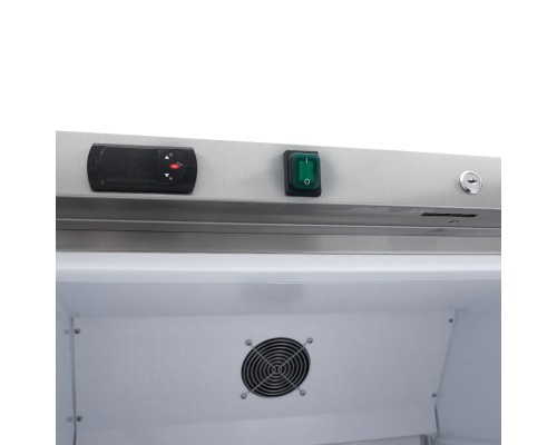 Fridge - 600L - 4 Adjustable Shelves - Stainless Steel