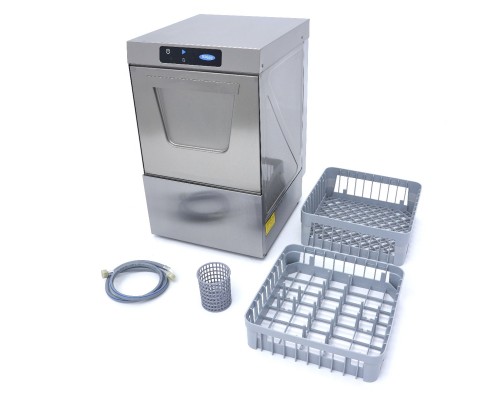 Undercounter Dishwasher - 40 x 40cm - with Drain, Rinse Aid and Soap Pump - Digital Display - 230V