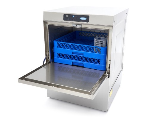 Undercounter Dishwasher - 50 x 50cm - with Drain, Rinse Aid and Soap Pump - Digital Display - 230V