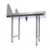 Stainless Steel Straight Roller Table - for Rack Conveyor Dishwasher