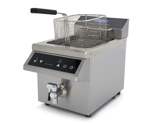 Deep Fryer - 8L - 1 Basket - Induction - with Drain Tap