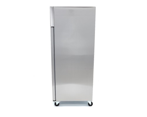 Fridge - 600L - 3 Adjustable Shelves (2/1 GN) - on Wheels - Stainless Steel