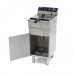 Deep Fryer - 16L - 1 Basket - with Drain Tap and Stand - 400V