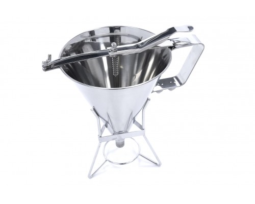 Batter Dispenser - 1,6L - Stainless Steel - Incl Dosing Button