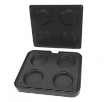 Tartlet Mould - Round - 124/100 mm - 4 pieces