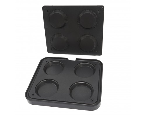 Tartlet Mould - Round - 124/100 mm - 4 pieces