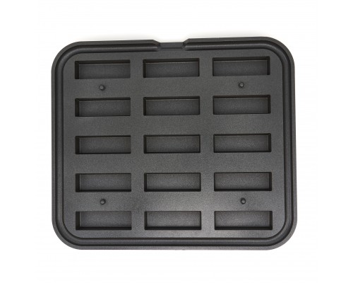 Tartlet Mould - Rectangle - 90x30/85x26 mm - 15 pieces