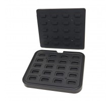 Tartlet Mould - Rectangle - 64x41/45x22 mm - 20 pieces