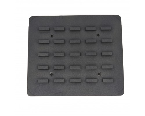 Tartlet Mould - Rectangle - 50x23/42x17 mm - 25 pieces