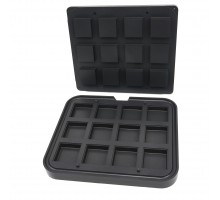 Tartlet Mould - Square - 72/62 mm - 12 pieces