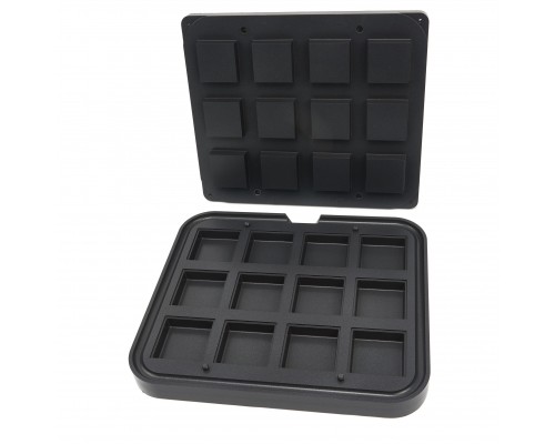 Tartlet Mould - Square - 72/62 mm - 12 pieces