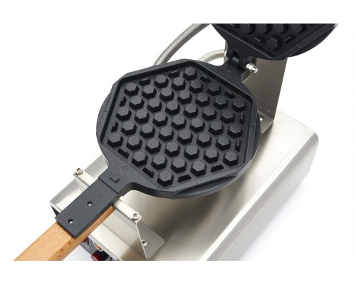 Waffle Maker - 1 Waffle - Round Honeycomb Pattern