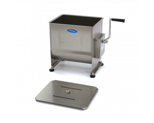 Meat Mixer - 30L - 25kg Meat - Single Axle - Manual