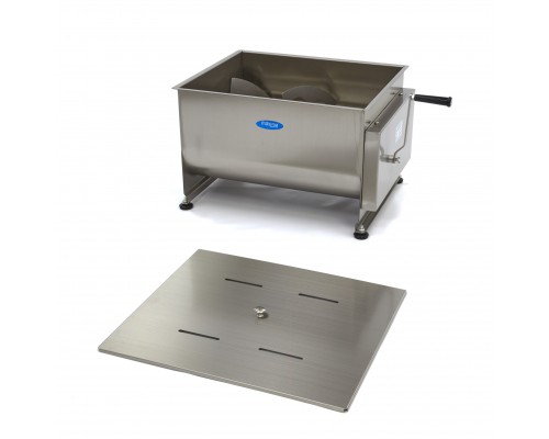 Meat Mixer - 60L - 55kg Meat - Double Axle - Manual