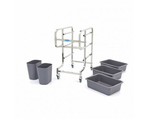 Cleaning Trolley - incl 5 Bins