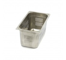 Gastronorm Container - 1/3 GN - 15cm Deep - Stainless Steel - Perforated