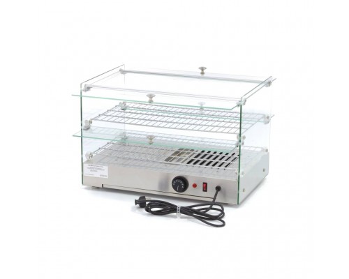 Heated Food Display - 50L - 55cm - 2 Shelves Heated Food Display - 50L - 55cm - 2 Shelves
