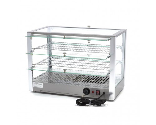 Heated Food Display - 115L - 70cm - 3 Shelves