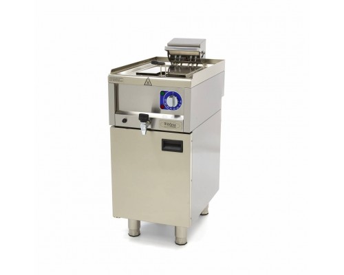 Deep Fryer - 10L - 1 Basket - with Drain Tap - 400V