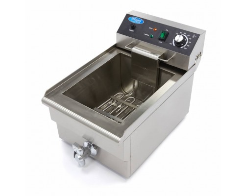 Deep Fryer - 16L - 1 Basket - with Drain Tap