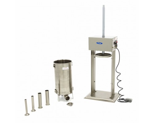 Sausage Stuffer - 15L - Automatic - Vertical - incl 4 Filling Tubes