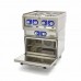 Commercial Grade Stove - 4 Burners - Electric - Double Unit - 60cm Deep - with Oven