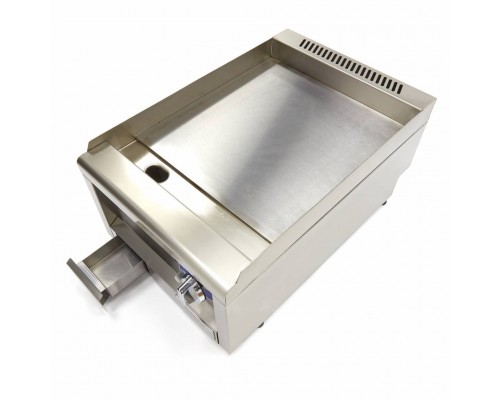 Commercial Grade Griddle - Smooth - Single Unit - 60cm Deep - Gas