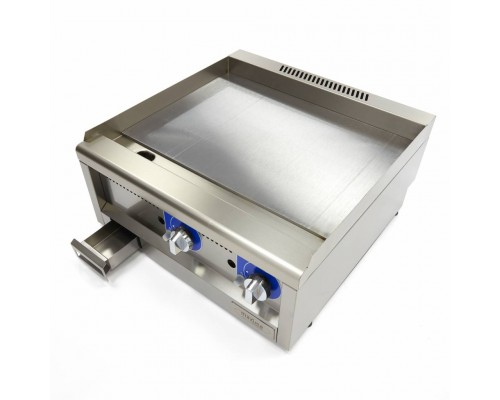 Commercial Grade Griddle - Smooth - Double Unit - 60cm Deep - Gas