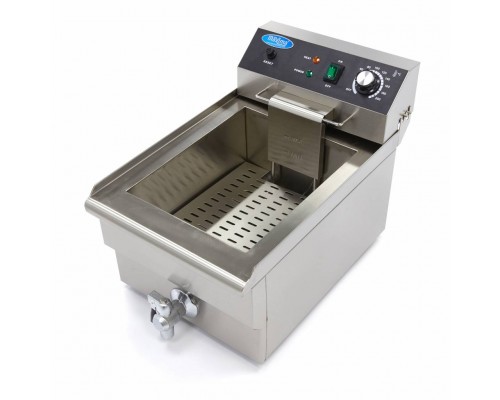 Deep Fryer - 16L - 1 Basket - with Drain Tap