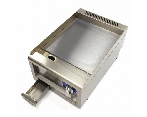 Commercial Grade Griddle - Smooth - Single Unit - 60cm Deep - Electric