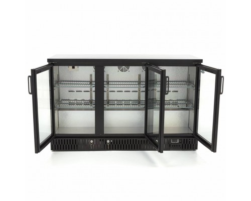 Drinks Fridge - 3 Hinged Doors - 6 Adjustable Shelves