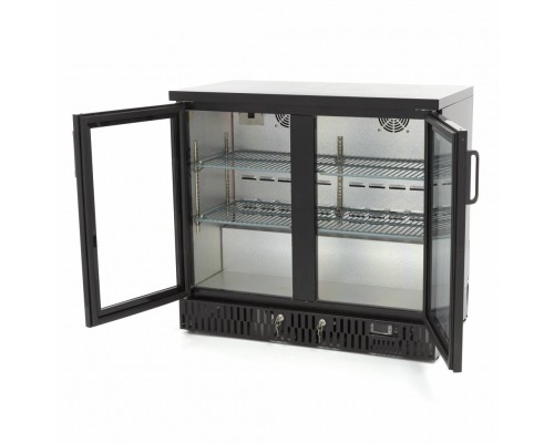 Drinks Fridge - 2 Hinged Doors - 4 Adjustable Shelves