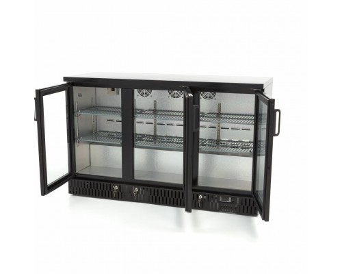 Drinks Fridge - 3 Hinged Doors - 6 Adjustable Shelves