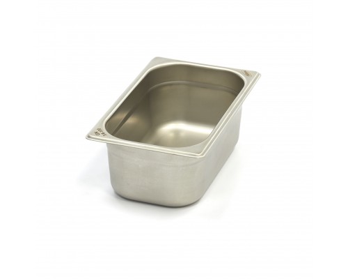 Gastronorm Container - 1/4 GN - 10cm Deep - Stainless Steel