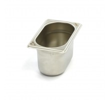 Gastronorm Container - 1/9 GN - 10cm Deep - Stainless Steel