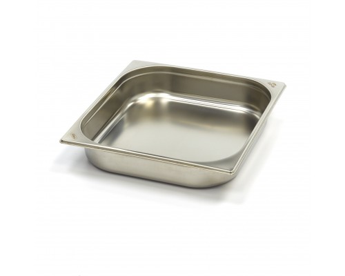 Gastronorm Container - 2/3 GN - 6,5cm Deep - Stainless Steel