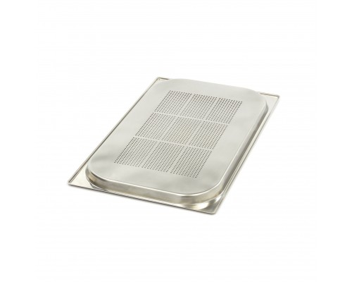 Gastronorm Container - 1/1 GN - 2cm Deep - Stainless Steel - Perforated