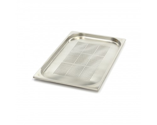 Gastronorm Container - 1/1 GN - 2cm Deep - Stainless Steel - Perforated