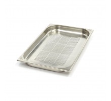 Gastronorm Container - 1/1 GN - 4cm Deep - Stainless Steel - Perforated