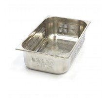 Gastronorm Container - 1/1 GN - 15cm Deep - Stainless Steel - Perforated