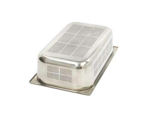 Gastronorm Container - 1/1 GN - 15cm Deep - Stainless Steel - Perforated